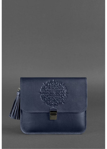 Жіноча шкіряна сумка, порожня, до Lilu темно-синього bn-bag-3-ями-блакитного BlankNote (263519282)