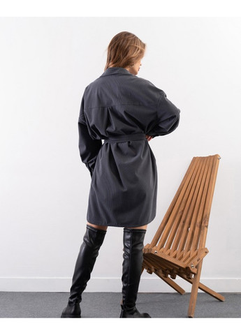 Темно-серое повседневный платья sa-496 l/xl темно-серый ISSA PLUS