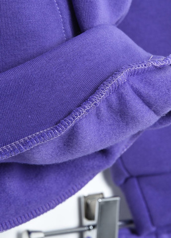 Фиолетовый зимний спортивный костюм детский для девочки на флисе фиолетового цвета брючный Let's Shop