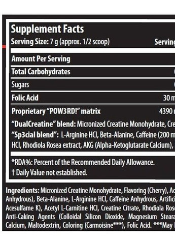 POW3RD! 2.0 350 g /50 servings/ Apple Scitec Nutrition (257252748)