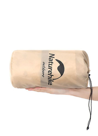 Килимок самонадувний з подушкою NH15Q002-D, 25мм, бежевий Naturehike (276973272)