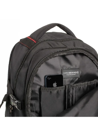 Рюкзак міський Warsaw 27 Black (SWB_TSBLWAR001U) Swissbrand (258661733)