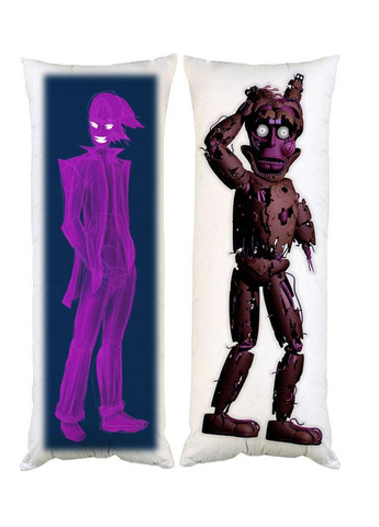 Подушка дакимакура Фреди 5 Ночей робот декоративная ростовая подушка для обнимания 40*100 No Brand (258988350)
