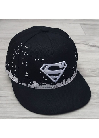 Кепка дитяча снепбек (Snapback) Чорно-білий Супермен Superman 50-54р (2236) No Brand (259752744)