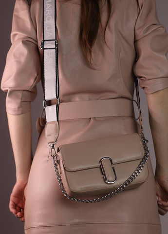 Сумка классическая с лого Marc Jacobs Shoulder beige Vakko (260585674)