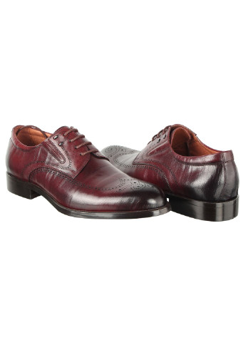 Бордовые мужские классические туфли 196673 Buts на шнурках