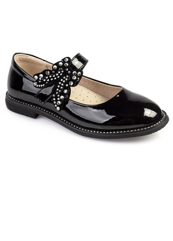 Черные туфли детские для девочек бренда 4400006_(1) Weestep