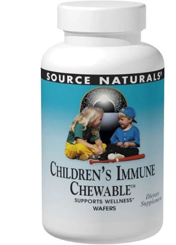 Wellness, Children's Immune Chewable 30 Wafers Delicious Berry Flavor SNS-02138 Source Naturals (257342548)