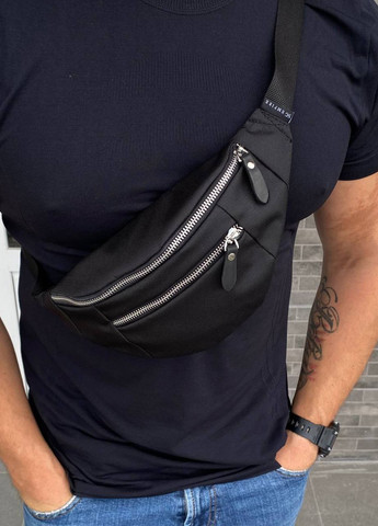 Черная сумка бананка на пояс на грудная Prime Pro 2.0 No Brand (261554968)