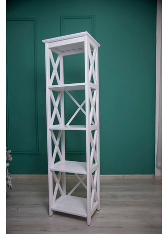Этажерка из натурального дерева HW-30 белая HouseWood (276842308)