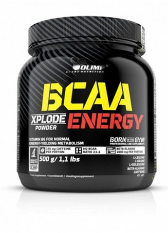 Olimp Nutrition BCAA Xplode Energy 500 g /75 servings/ Fruit Punch Olimp Sport Nutrition (256721818)