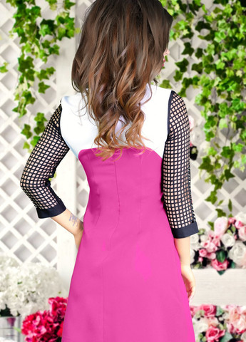 Розовое сукнi норма сукня стильна модна яскрава (ут000040656) Lemanta