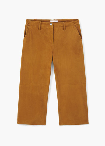 Светло-коричневые повседневный демисезонные брюки Mango