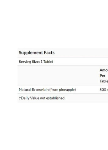 Nature's Plus Bromelain 500 mg 90 Tabs NTP4409 Natures Plus (256719629)