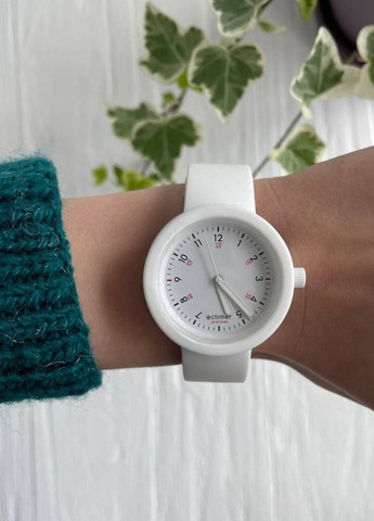Женские силиконовые часы-конструктор actimer, белый ремешок, циферблат White time More (257986213)