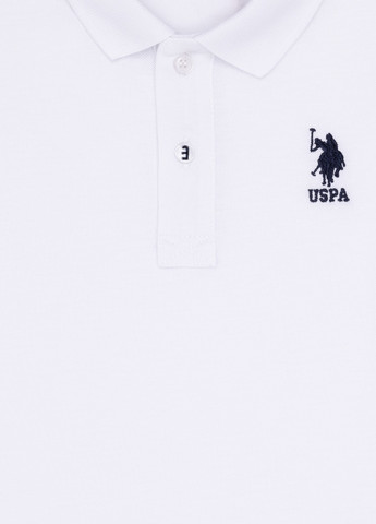 Біла футболка поло u.s.polo assn хлопчача U.S. Polo Assn.
