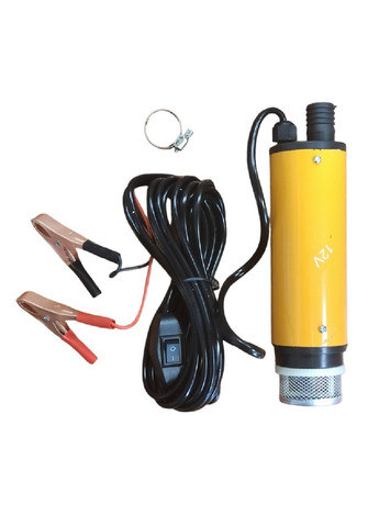 Насос електричний для перекачування відкачування дизельного палива нев'язких рідин 12V (474836-Prob) Матовий золотий Unbranded (259962109)