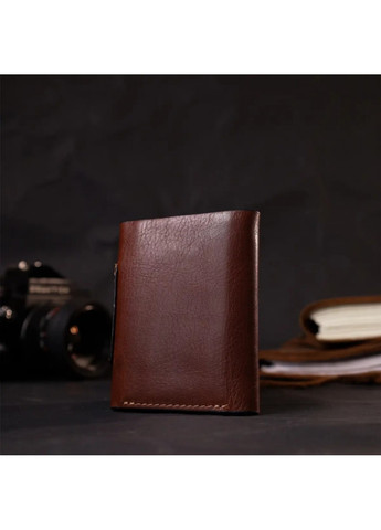 Шкіряний чоловічий гаманець ручної роботи 11662 Grande Pelle (276773324)