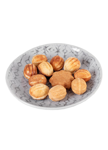 Орешница форма для печенья орешки на 8 цельных орехов без начинки + цветок Ласунка (259131548)