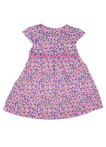 Комбінована плаття для дівчинки із завищеною талією у квіти 80 різнобарвний Primark (257722883)