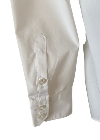 Белая праздничный, классическая, повседневный, кэжуал рубашка Madeleine с длинным рукавом