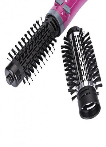Многофункциональный фен-щетка для укладки волос KM-8000 розовый Kemei (259578720)