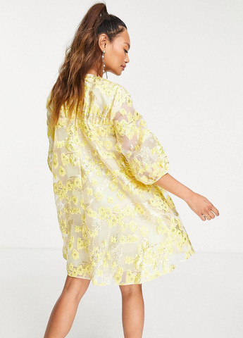 Світло-жовтий сукня міні Asos