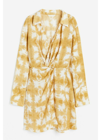 Жовтий повсякденний жіноча сукня н&м (56193) xs жовта H&M