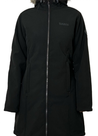 Черная демисезонная женская куртка утепленная Regatta