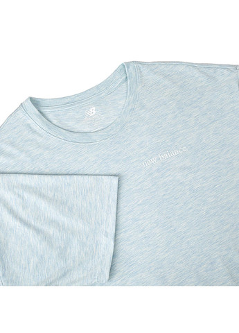 Голубая демисезон футболка essentials balanced New Balance