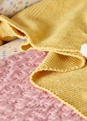 Набор постельное белье с покрывалом + плед - Bonbon pembe розовый евро (8) Karaca Home (258186394)