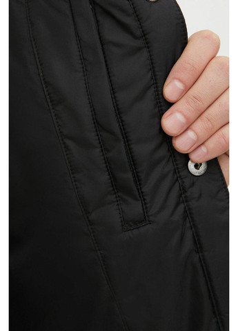 Черная демисезонная куртка-рубашка fbc21007-200 Finn Flare