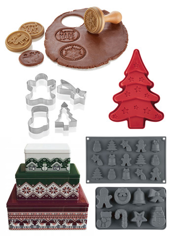 Новогодние формочки и коробки для печенья (6 шт) Ernesto (259924919)