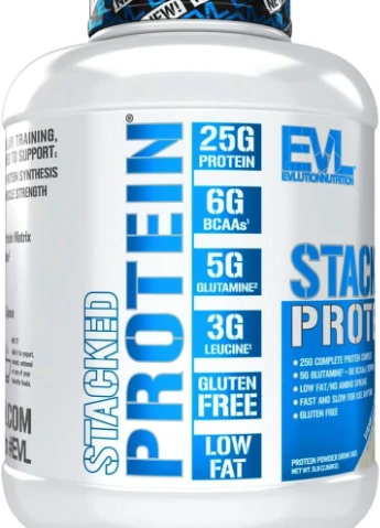 Протеїн Stacked Protein 2270 g (Vanilla ice cream) EVLution Nutrition (260631895)