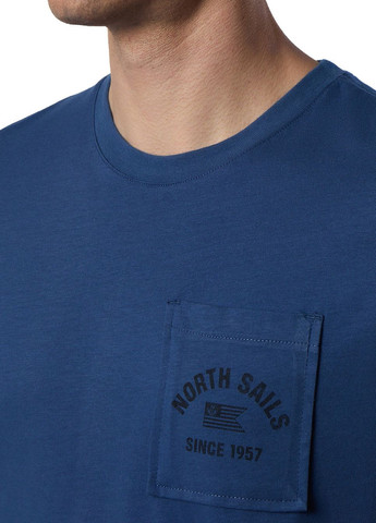 Синяя футболка North Sails