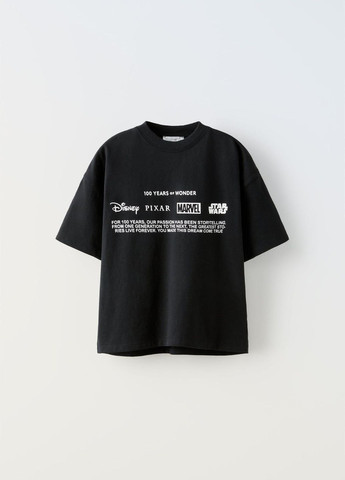 Чорна футболка дитяча 5431/769 чорний Zara