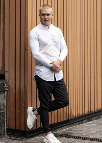 Чорно-білий демісезонний комплект із сорочкою і штанами No Brand