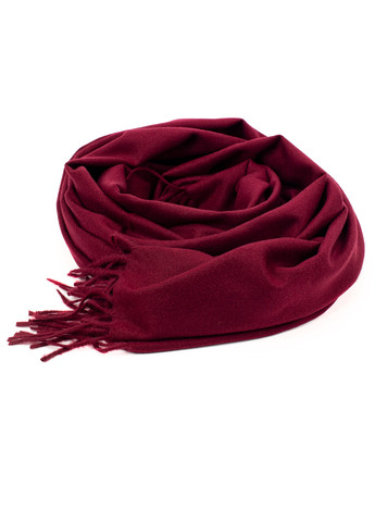 Женский однотонный шарф с бахромой, бордовый Corze gs-109 (269449230)