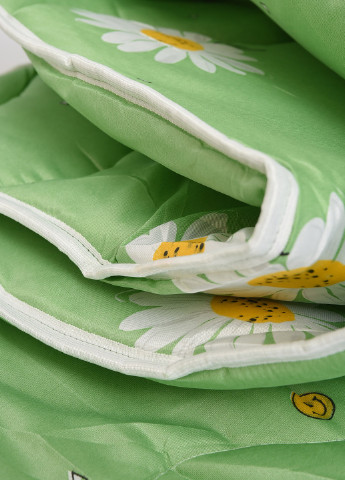 Одеяло евро зеленого цвета Let's Shop (256742827)