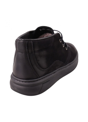 Черные ботинки мужские черные натуральный нубук Detta