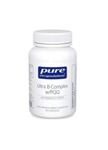 Ultra B-Complex с PQQ 60 Caps PE-01316 Pure Encapsulations (258499369)