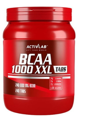 BCAA 1000 XXL 240 Tabs ActivLab (256721176)