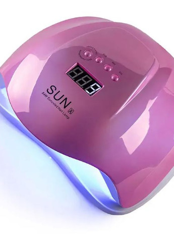 Лампа для манікюру LED+UV X Mirror Pink (дзеркально-рожева), 54 Вт Sun (256733642)