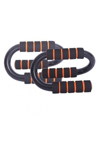 Фитнес ручки для отжиманий Fitness push up grips (ручной тренажер, нескользящие, спорт) - Черный с оранжевым China (257577078)