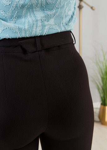 Прямые женские классические брюки 358БО черные. No Brand (276775923)