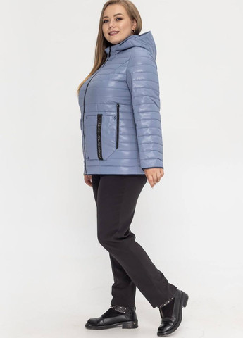 Блакитна демісезонна демісезонна куртка жіноча великого розміру SK