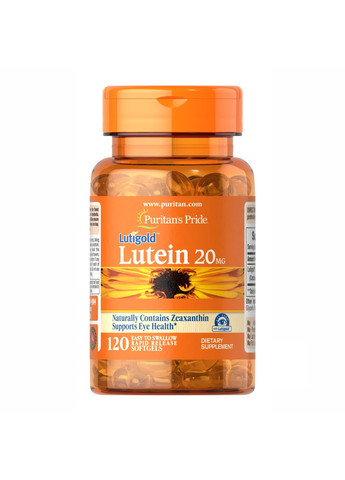 Лютеин с Зеаксантином Lutein 20 мг Puritans Pride (269462069)