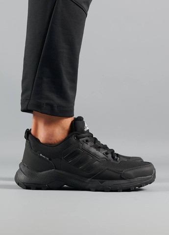 Чорні Осінні кросівки чоловічі, вьетнам adidas Terrex Gore-Tex Fleece All Black