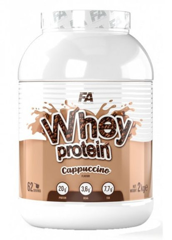Протеїн Whey Protein Wellness Line 2000g (Cappuccino) Fitness Authority (263684446)