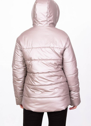 Бежевая куртка теплая женская 323 плащевка бежевая Актуаль